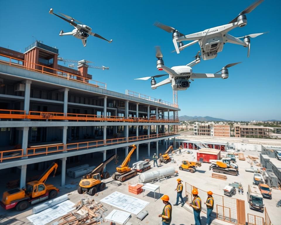 Hoe drones de bouwindustrie efficiënter maken